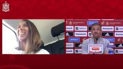 El momento surrealista en rueda de prensa entre Luis Enrique y una periodista de Movistar