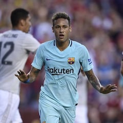 Hasta un mal pase de Messi se convierte en bueno: Neymar no perdonó
