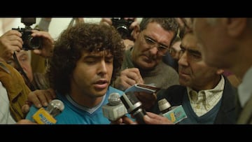 Nazareno casero interpreta a Maradona en Sue&ntilde;o Bendito, la serie de Amazon Prime Video