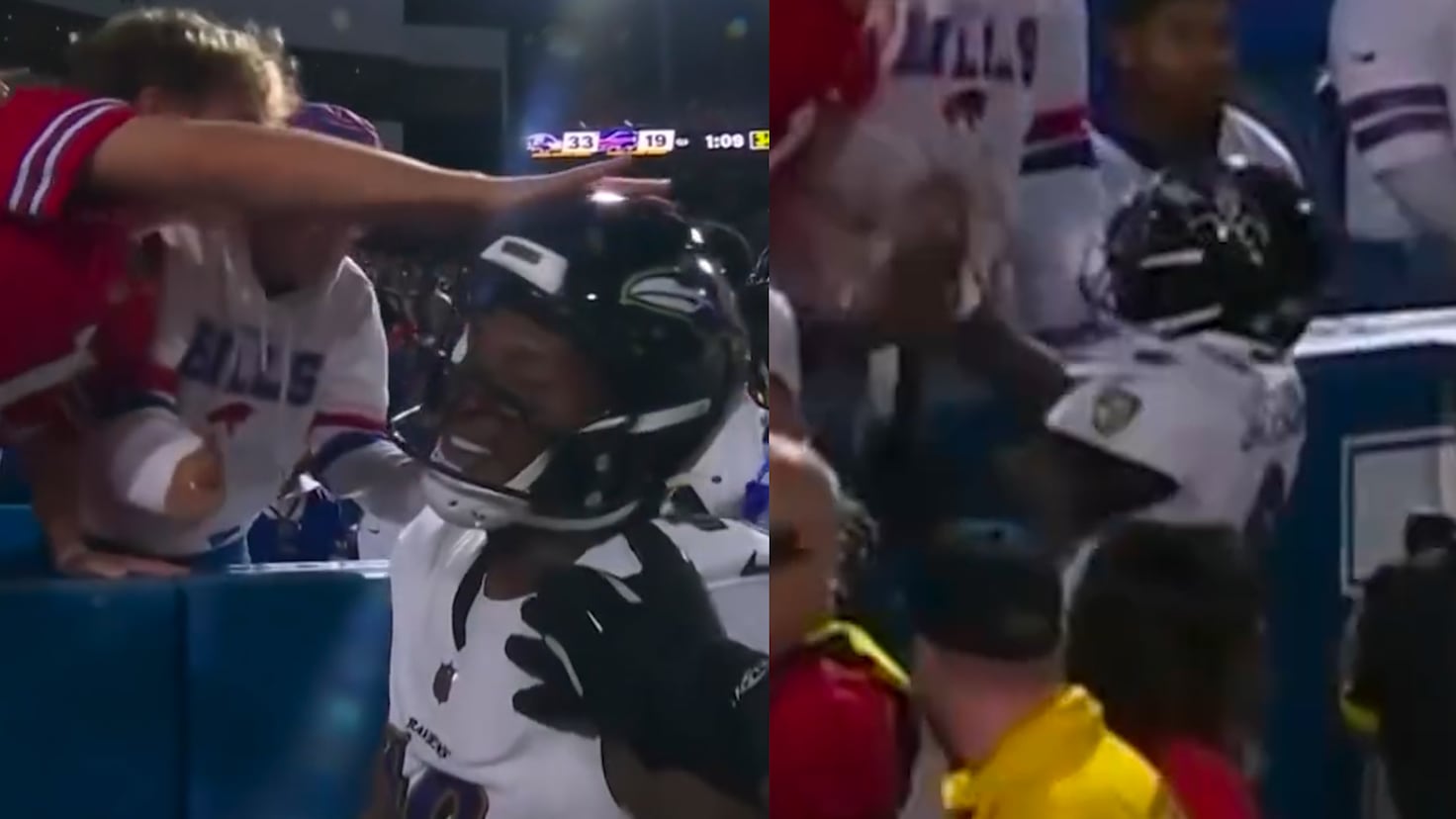 Aficionado de Bills agrede a jugador de Ravens y es vetado del estadio Aficionado de Bills agrede a jugador de Ravens y es vetado del estadio