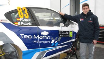 Pepe López, en el Rally de Montecarlo.