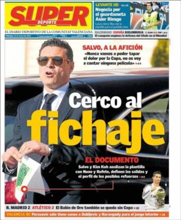 Portadas de la prensa deportiva