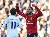 Matheus Cunha hit an immediate reply for United at Elland Road, after Brenden Aaronson had given Leeds the lead on the hour mark.