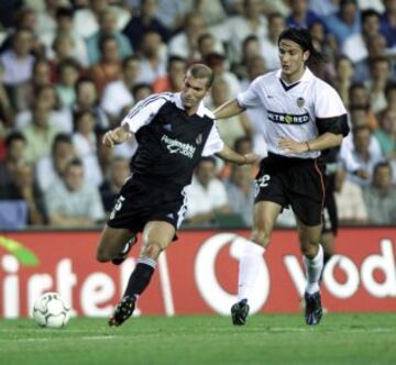 Zidane con de los Santos.
