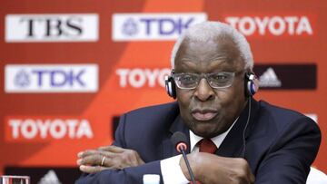 Lamine Diack, expresidente de la IAAF, y padre de Papa Massata Diack. 