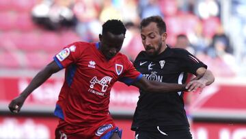 Yeboah, jugador del Numancia