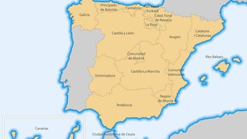 ¿Cuántas comunidades autónomas hay en España, cuál tiene más provincias y qué pasa con Ceuta y Melilla?