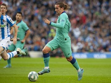 Real Sociedad 1-1 Barcelona | Contra letal de los de Valverde. Suárez vio al francés desmarcado, le filtró la pelota, Griezmann encaró a portería y batió a Remiro picando la pelota con delicadeza.