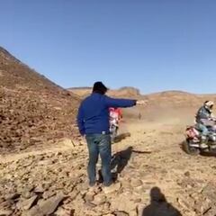 Castera tuvo que sacar de un lío a algunos pilotos amateur