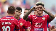 El mediocampista colombiano Jorge Carrascal fue titular y figura en la victoria del CSKA Moscú durante la última fecha de la liga rusa.