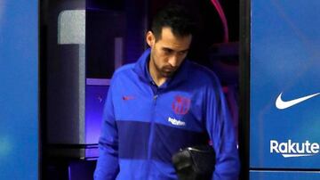 Sergio Busquets before the Clásico