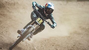 Myriam Nicole performs at UCI MTB DH World Cup in Lenzerheide, Switzerland on September 4, 2021 // SI202109040973 // Usage for editorial use only //