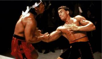 Jean Claude Van Damme en un fotograma de la película 'Kickboxer'.