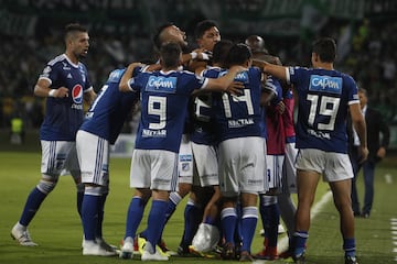 Los goles del partido fueron anotados por Dayro Moreno, para Nacional, y Christian Marrugo por Millonarios. 