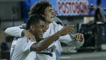 Julio 17 de 2013. Bogotá. En el Estadio Nemesio Camacho El Campín, Santa Fe y Atlético Nacional disputan la Final de la Liga Postobon I 2013. (Colprensa - Mauricio Alvarado)
