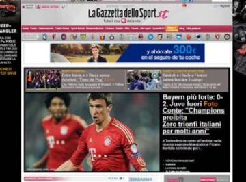 Portadas de la prensa extranjera