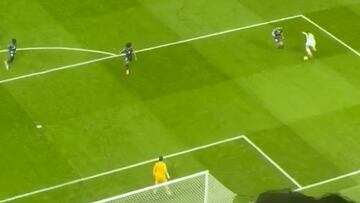 Mbappé's stunning goal against Rayo Vallecano captured from the stands