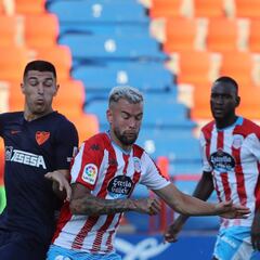 1x1 del Malaga: pone voluntad, pero no da para mucho más