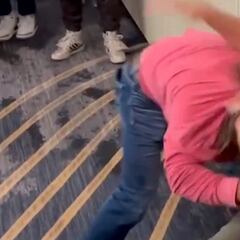 Watch: AJ Styles and LA Knight fight during WrestleMania media day