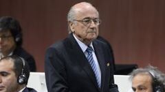 Blatter, presidente de la FIFA.