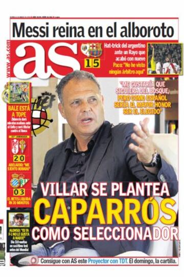 Las portadas de AS de marzo