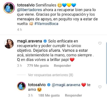 El mensaje de Magalí Aravena, esposa de Toto Salvio, contra River