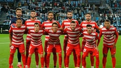 Once del Granada en Bala&iacute;dos.