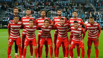 Once del Granada en Balaídos.