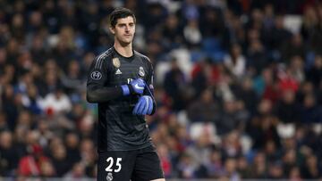 12/12/18 PARTIDO FASE DE GRUPOS CHAMPIONS LEAGUE 
 REAL MADRID - CSKA MOSCU 
 COURTOIS