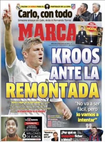 Portadas de la prensa deportiva