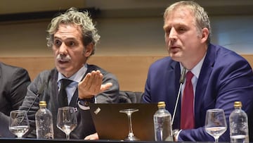 Savovic, con el tesorero Del Campo