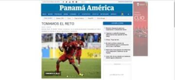 "Tomamos el reto". Así denominó Panamá América al resultado de lo acontecido anoche en Estados Unidos.