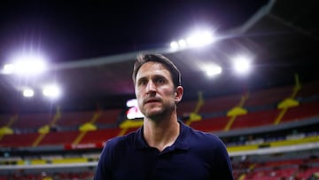 Benat San Jose head coach of Atlas during the 14th round match between Atlas and Tijuana as part of the Liga BBVA MX, Torneo Apertura 2024 at Jalisco Stadium on October 26, 2024 in Guadalajara, Jalisco, Mexico.