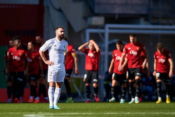 Carvajal, tras el gol del Mallorca.