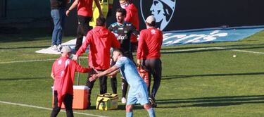 El gesto de Augusto Batalla tras el triunfo ante Colo Colo