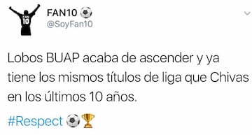 Los memes celebran el ascenso de Lobos BUAP