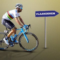 Alejandro Valverde podría competir en el Tour de Flandes