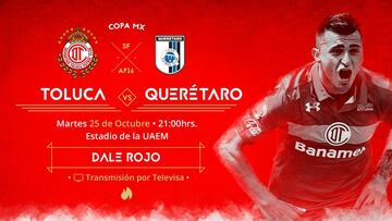 Cómo y dónde ver el Toluca vs Querétaro: horarios y TV