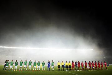 Un partido muy trabado se vivió en el Rommel Fernández en donde la selección mexicana y la canalera no lograron pasar del empate sin goles.