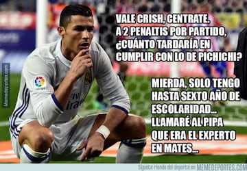 Cristiano protagonista de los memes del Valencia-Real Madrid