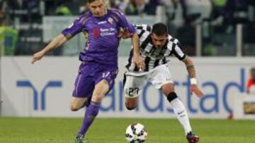 Joaquín, durante un partido ante la Juventus.