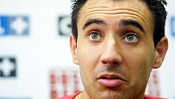 <b>PODRÍA SER TITULAR</B>. Juanma podría ser titular ante el Mallorca tras la enfermedad de Germán Burgos, que no se ha entrenado por una faringitis.