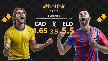 Cádiz CF vs. CD Eldense: horario, TV, pronósticos, estadísticas y clasificación