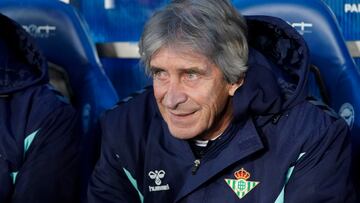 Manuel Pellegrini, en un partido.