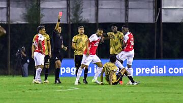 10 expulsados en la fecha 3 de la Liga BetPlay I-2025.