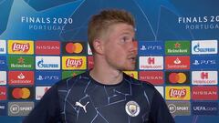 Las bombas de De Bruyne tras preguntarle si volverá a intentar ganar la Champions con el City