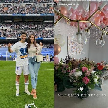 Las mujeres de los futbolistas del Real Madrid celebran el cumpleaños de Sandra Garal