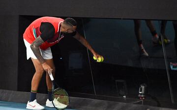 Las reacciones de Nick Kyrgios en su derrota contra Daniil Medvédev