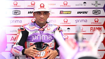 Jorge Martín en el box del Prima Pramac.