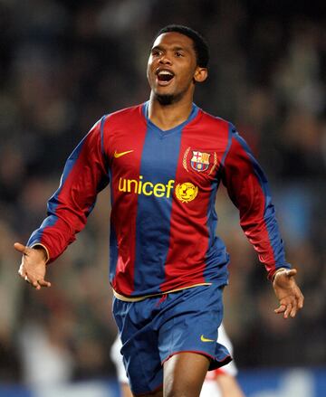 El camerunés llego a Mallorca en 1999 y jugó allí hasta 2004, año en el que fichó por el Barcelona. En el club blaugrana estuvo hasta 2009.